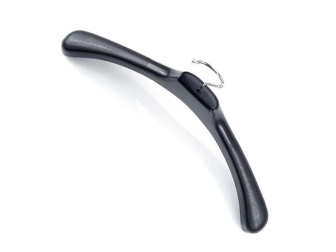 Cabides de plástico preto resistentes e rápidos, 50 cm extra longos, para roupas de adultos, camisas e vestidos. CUIDADOS