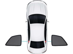Tapete Automotivo para Janelas Dianteiras e Traseiras de Carro Proteção Proteção Proteção Fácil de Instalar