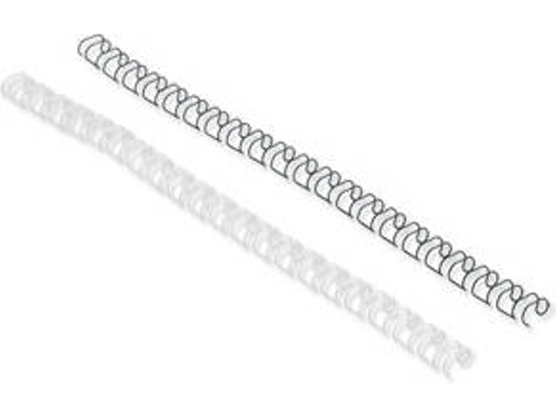 Argolas para Encadernação GBC Wirebind 21 Loop 14mm Black (A4)