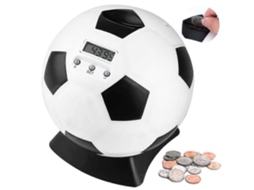 Omni banco de Moedas em Forma de Futebol com Tela Lcd Automática, Presente Ideal para Crianças e Adultos Aficionados por Futebol