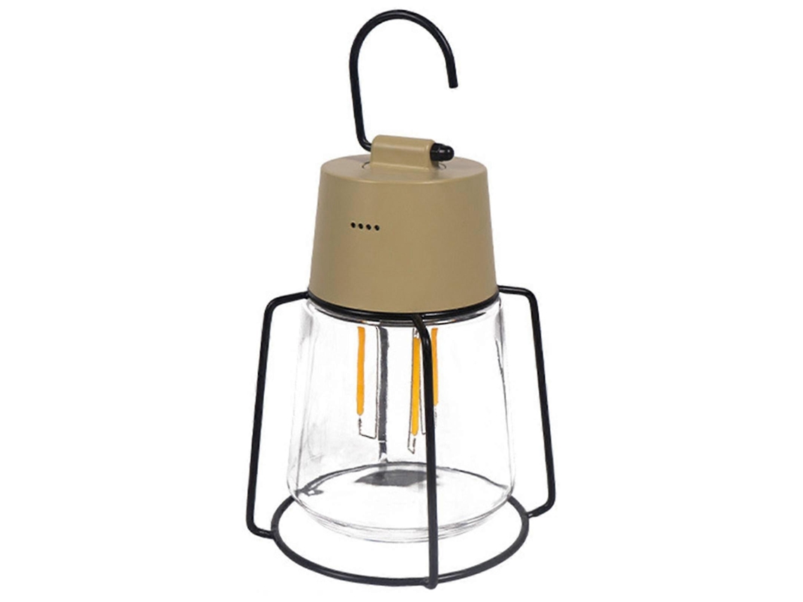 Linda Lanterna De Acampamento Com Gancho De Ferro E Display De Potência, Multiuso, Para Pesca Ao Ar Livre. Olysi Shop