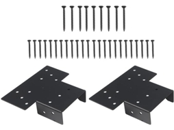 Conjunto De 4 Suportes Em T Ajustáveis E Robustos Para Pérgola