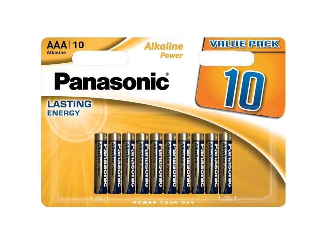 PANASONIC 10 Pilhas Alcalinas Aaa Lr03