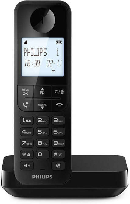 TELEFONE FIXO PHILIPS D2701B/12