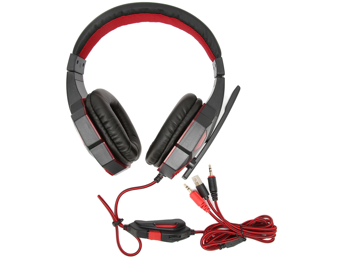 Headset Gamer LAXISCREED com Luz Led e Microfone