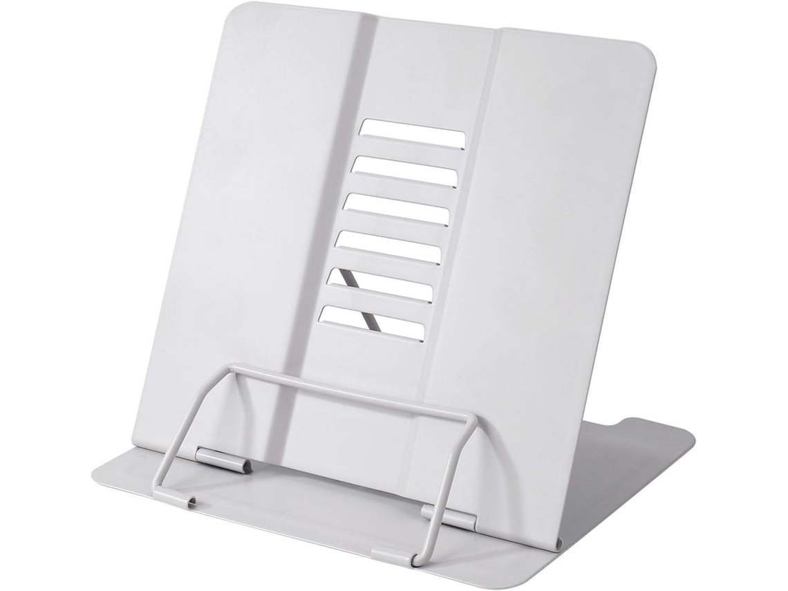 Suporte Para Livros, Suporte Para Leitura De Livros De Receitas Com 6 Ângulos Ajustáveis, Suporte De Exposição De Metal Resistente Slowmoose