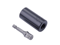 Adaptador Universal De Chave De Rato Para Parafusadeira 7-19mm Aço Com Bola De Ligação Preto 2pcs