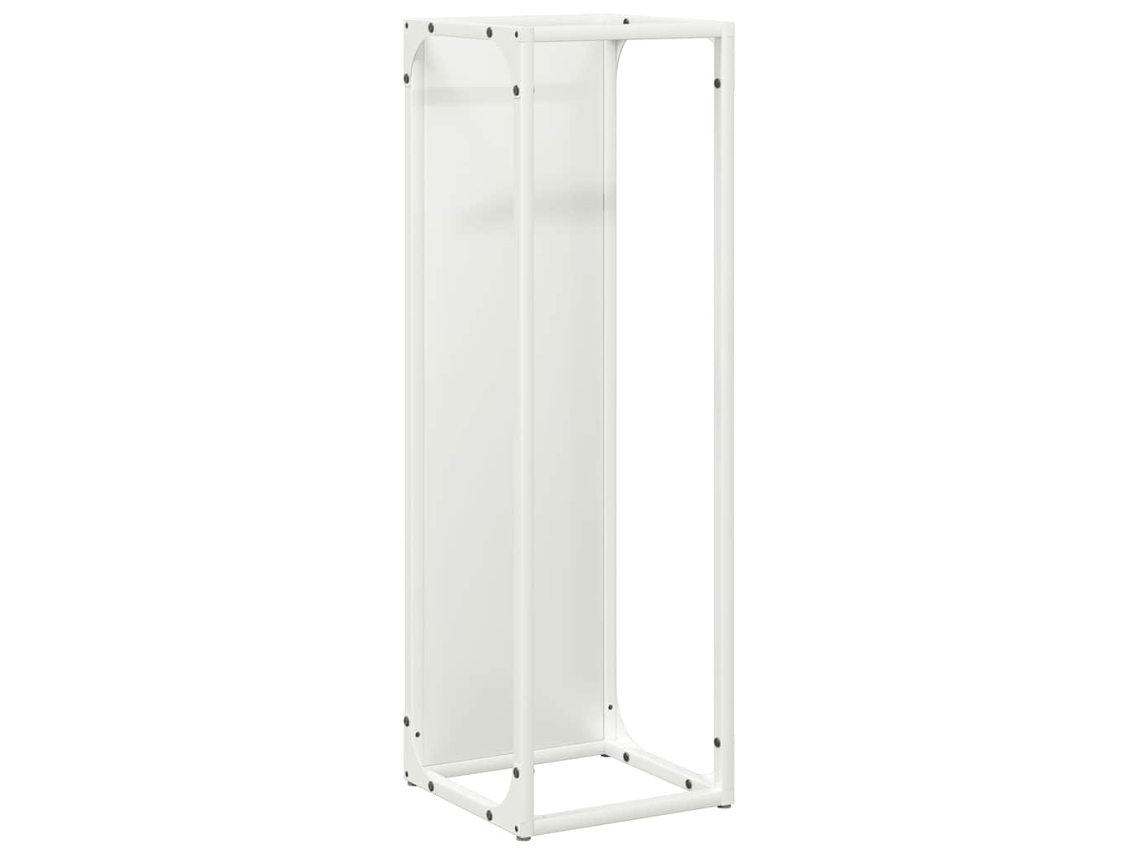 Firewood Rack, Firewood Racks Vidaxl Branco Aço (25 X 25 X 80 Cm)