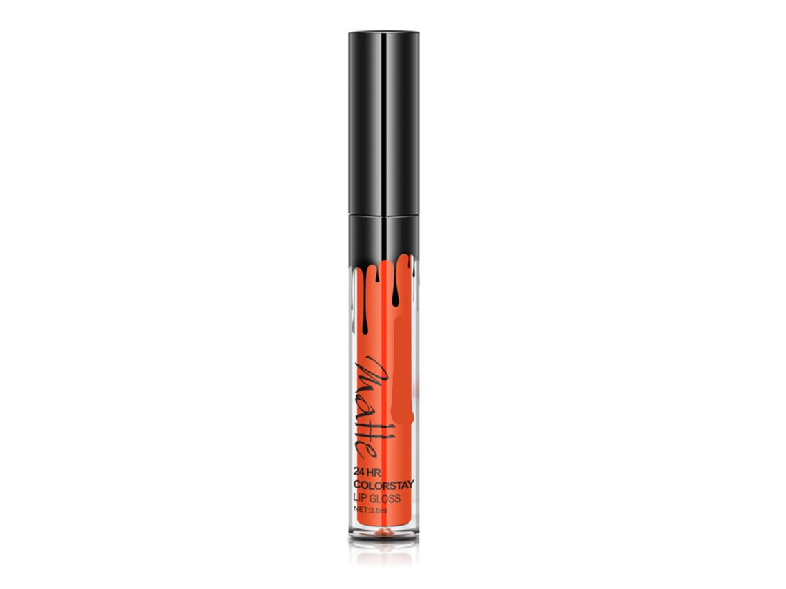 Batom Líquido com Glitter 3,8ml Longa Duração Não Pegajoso À Prova D'água Maquiagem Labial 11