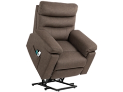 Cadeira Elevadora Reclinável com Massagem e Aquecimento motor Duplo S/MARCA