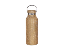 Garrafa Térmica De Aço Inoxidável Com Strass Brilhante E Garrafa De Água Com Diamante, 100 Nova Brilvibera