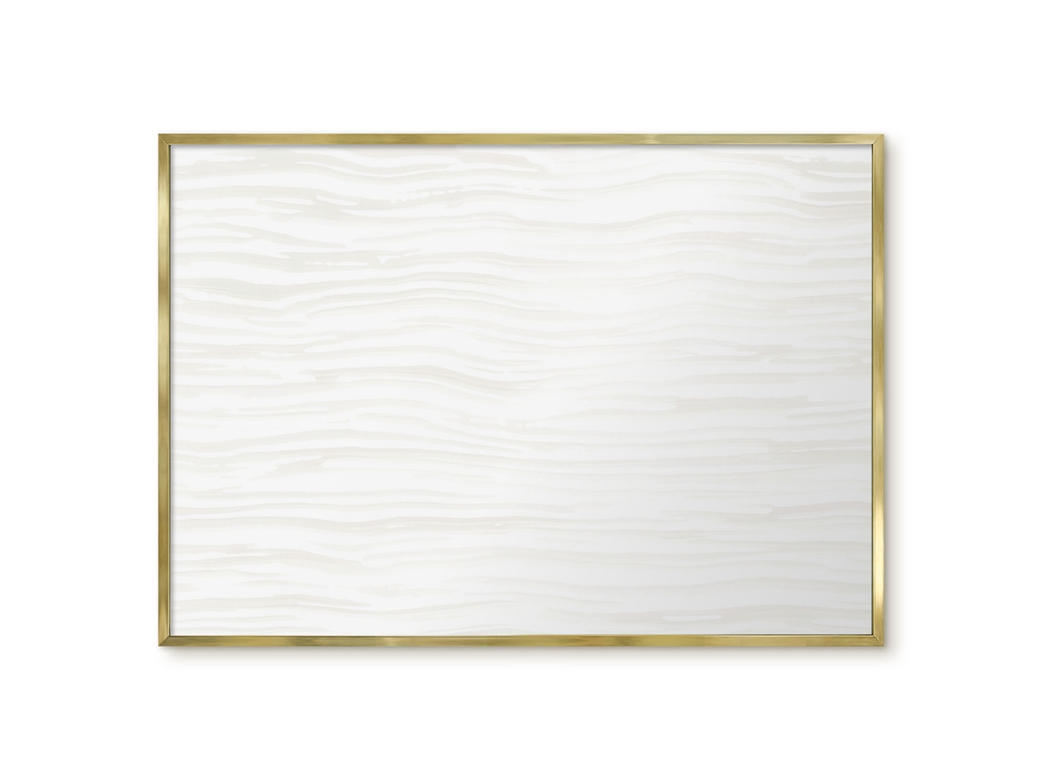 Magnetic Wall Board Wooden Pattern For The Office Espelharte (100x70 Cm)
