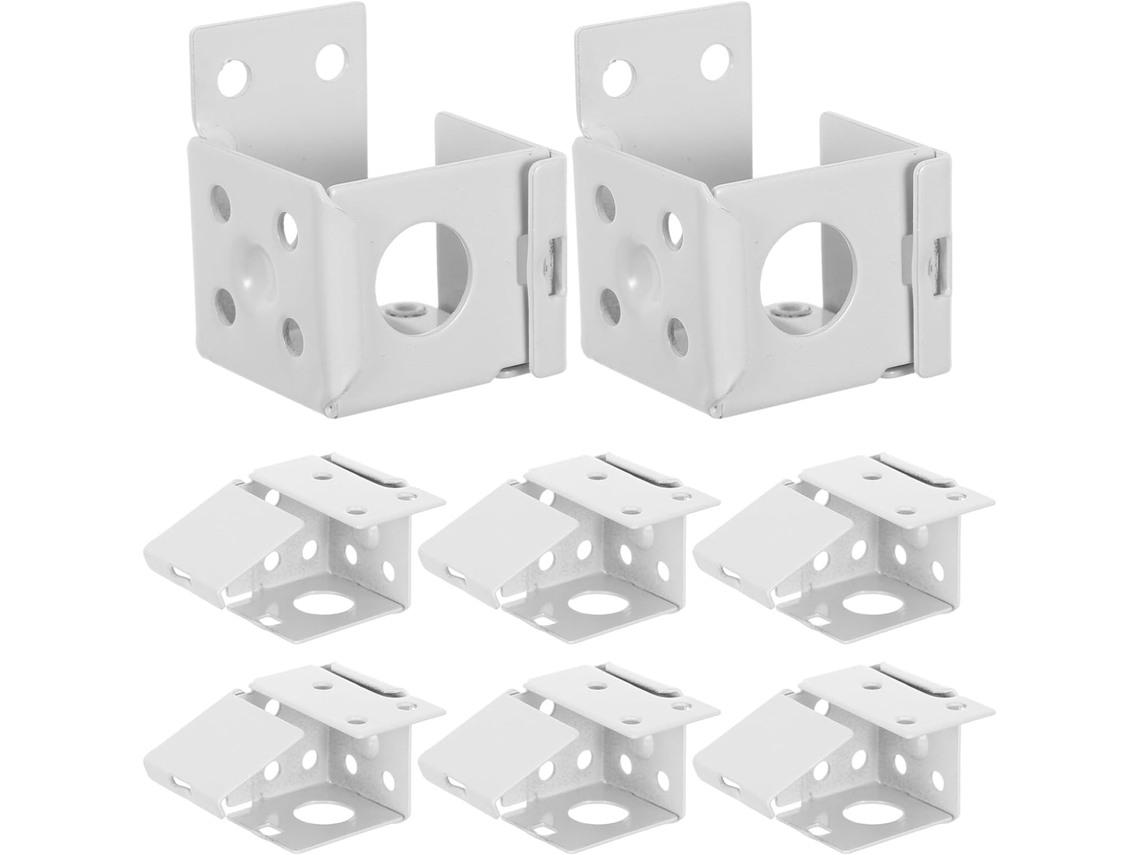 Conjunto De 8 Peças Reposição Para Persianas, Incluindo Suportes E Acessórios Para Persianas Brancas
