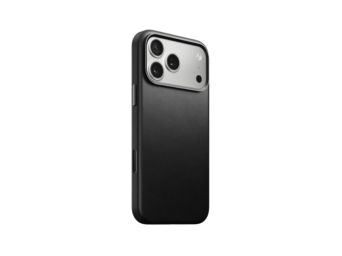 Capa Nomad Couro Tradicional Iphone 17 Pro Max Preto