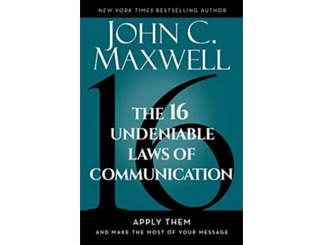 Livro 16 Undeniable Laws of Communication de John C Maxwell (Inglês - Capa Dura)