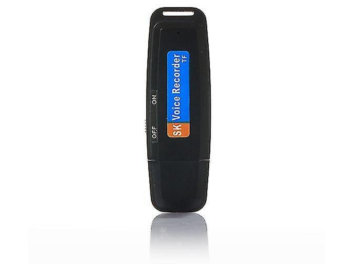 Lurelia Gravador De Chamadas Telefónicas Com Usb Recarregável, Cartão Tf/sd Para Conferências, Conversas - Preto
