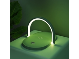 Carregador Sem Fio De Recarga Rápida De 15 W Luz Do Suporte Para Celular, Luz Noturna Criativa 3-em-1 Do Suporte Para Celular, Adequad