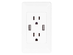 Laxiscreed Tomada Inteligente De Parede Padrão Americano Embutida De 15a, Compatível Com 125-250v