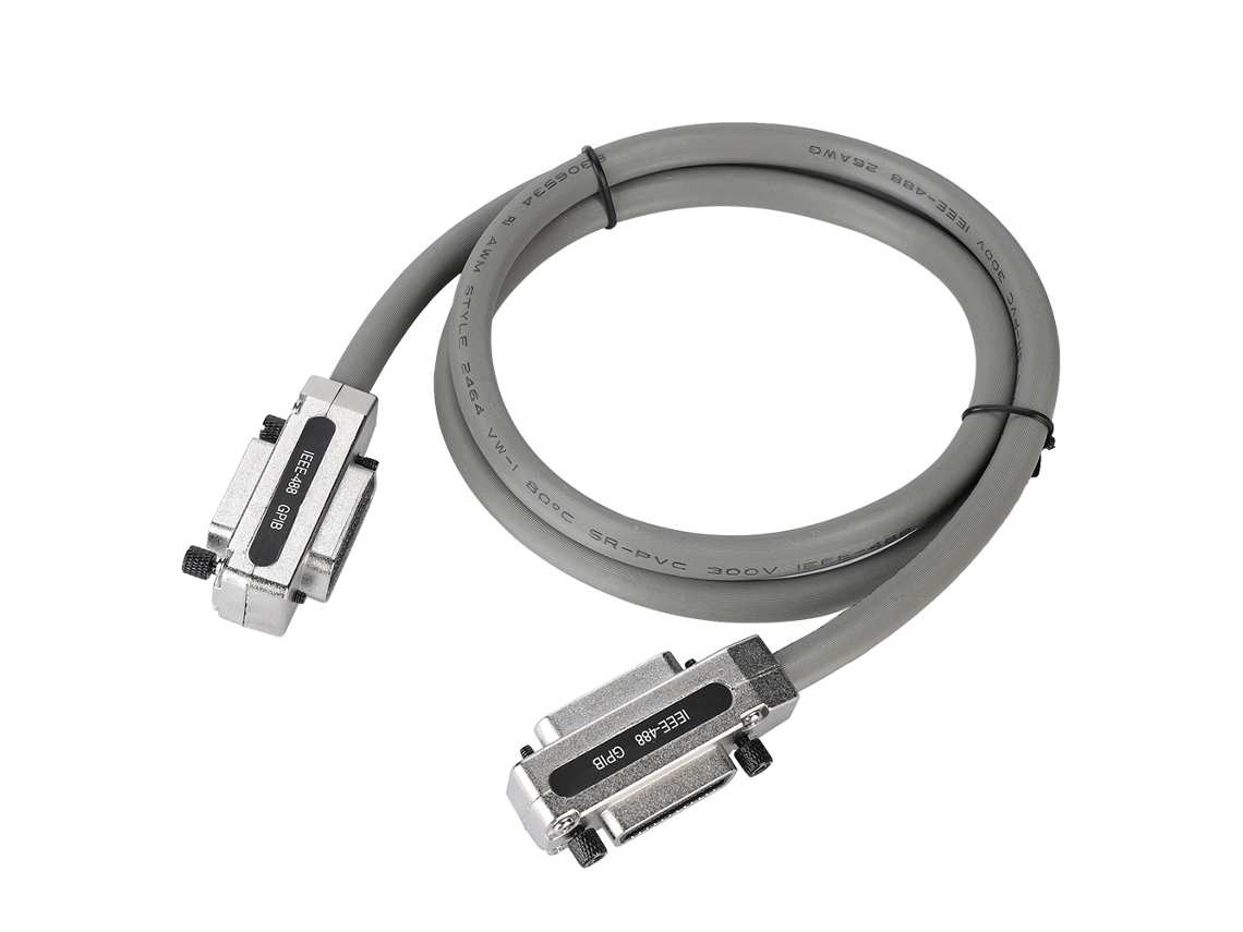 Cabo Gpib Ieee 488 De 1,5m Com 24 Núcleos, Conector De Cabeça De Junção Macho-fêmea M3.5