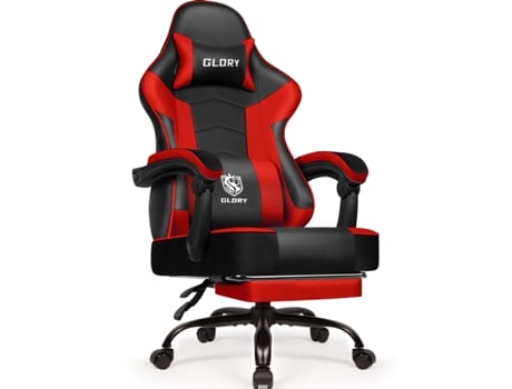 Cadeira Gaming DACCORMAX Ergonômica (Vermelho)