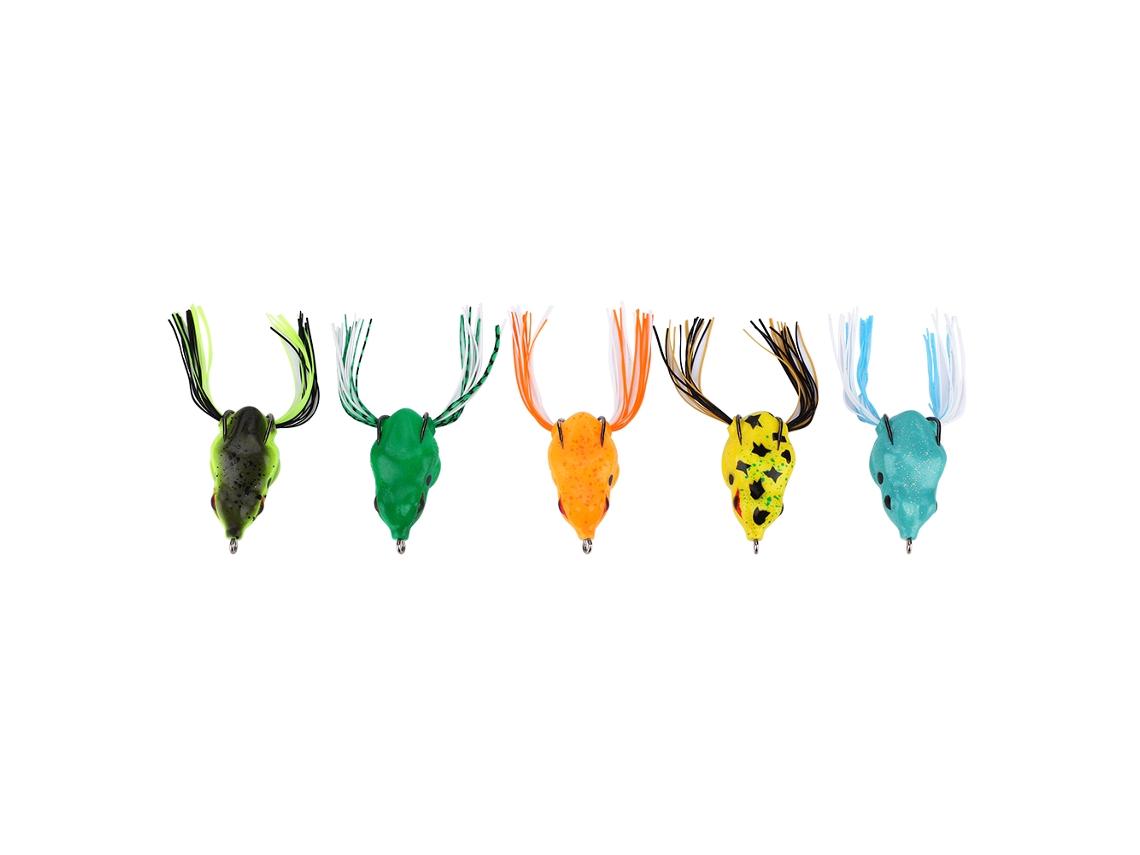 Leiwa Snakehead Lure Set, Lifelike Bait, Soft Rubber Material