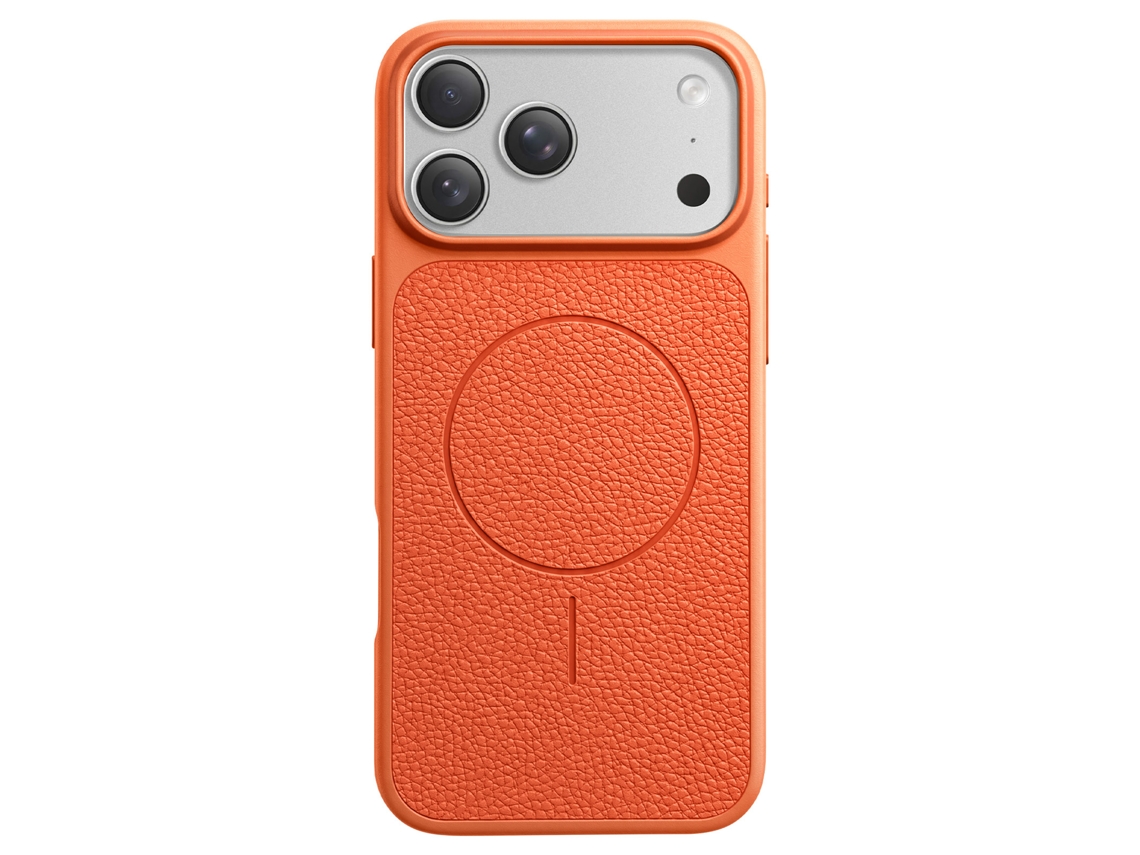 Capa Magsafe Para Iphone 17 Pro Max Antichoque Textura Pele
