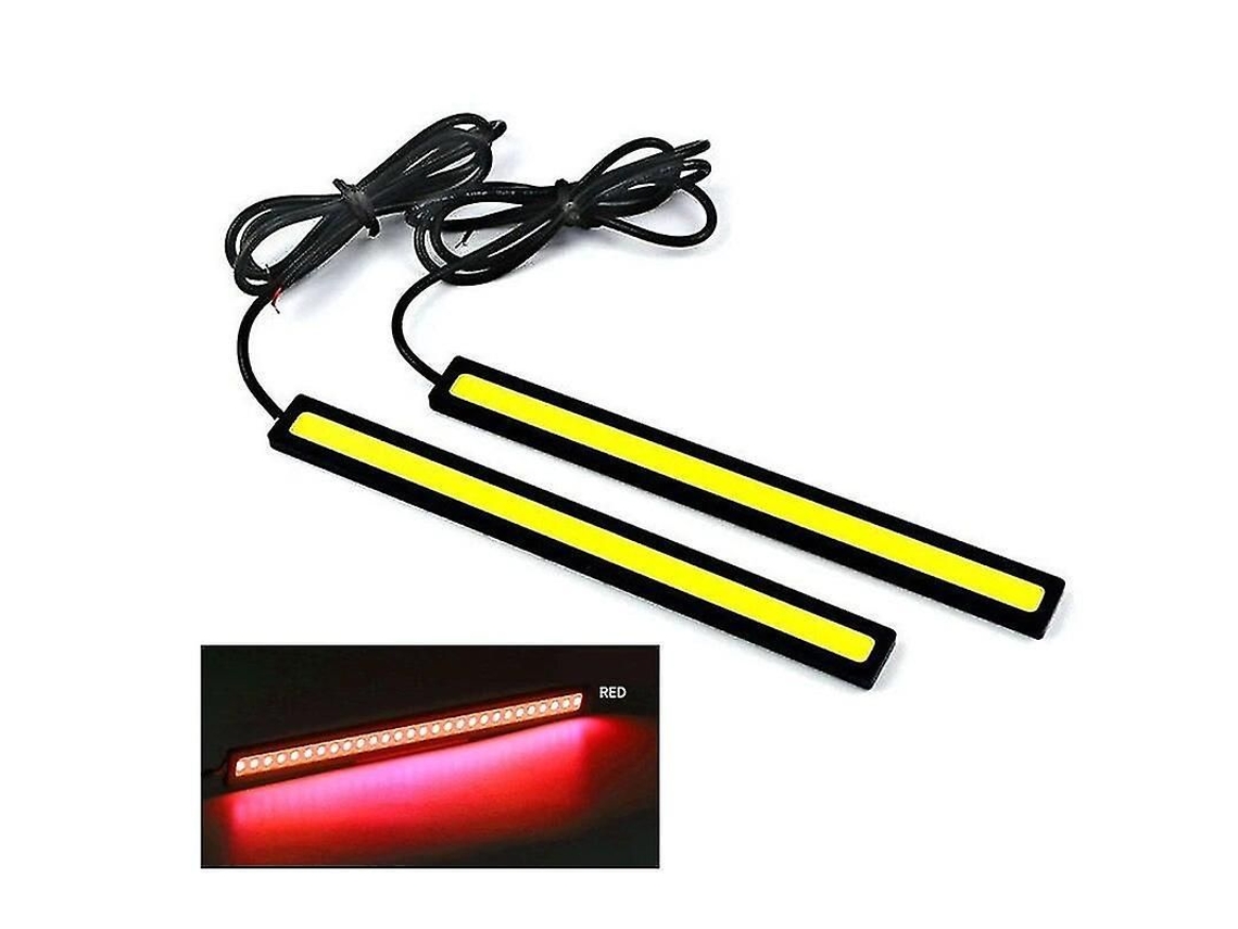 Lâmpada De Sinal De Freio Estacionamento Névoa De Led Cob 2023 Universal Slim Vermelho