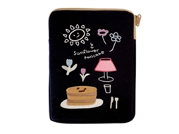2026zentro-manga Para Laptop/cabeça De Tablet Cute Anti-impacto Portátil Leve 13 Polegadas Azul Escuro
