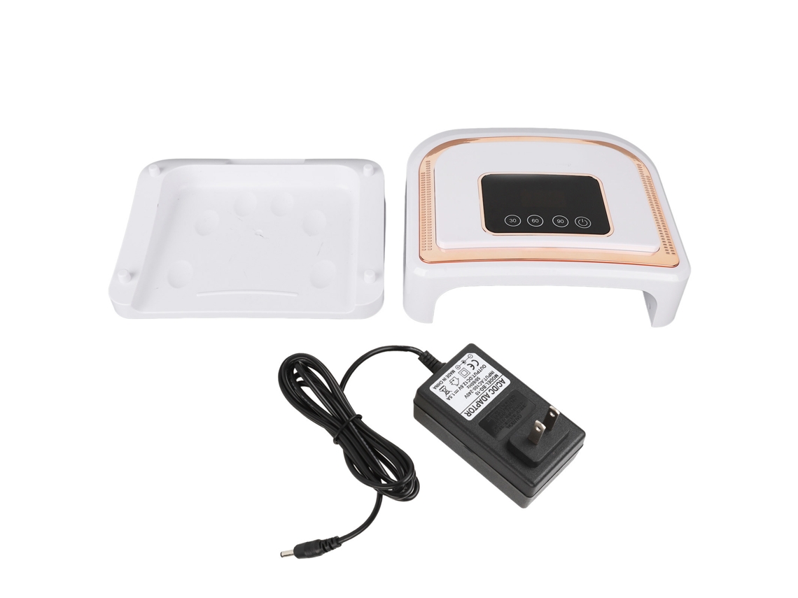 Lâmpada De Unhas Sem Fio 120w Com Sensor Automático De Indução Infrarroja Para Salão De Manicure 100-240v