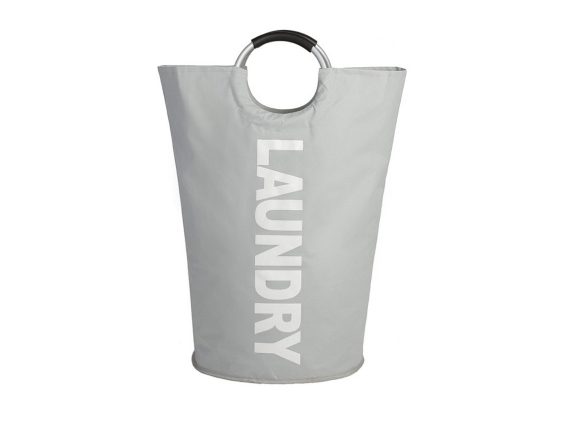Lurelia Cesto Para Roupa Dobrável Alças Portátil 90l 38 X 79 Cm Tecido Oxford Azul Marinho Quarto Organização