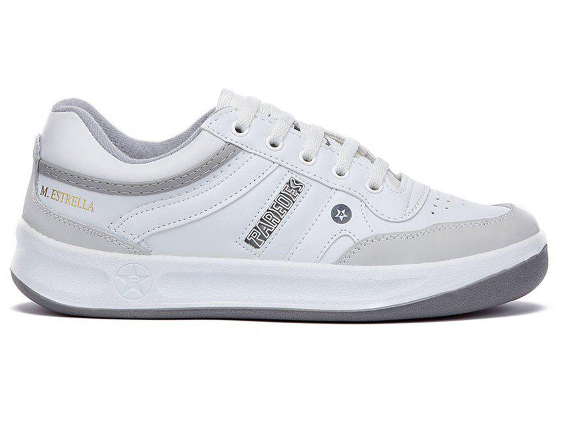 Sapatilhas para Mulher PAREDES Sporty Estrela (Branco - 48)