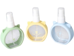Conjunto De 3 Frascos Spray Portáteis Vazios Para Perfume E Cosméticos