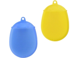 Lurelia Pack De 2 Escovas De Banho Para Bebé, Silicone Macio E Massagem Suave, Cuidado Familiar