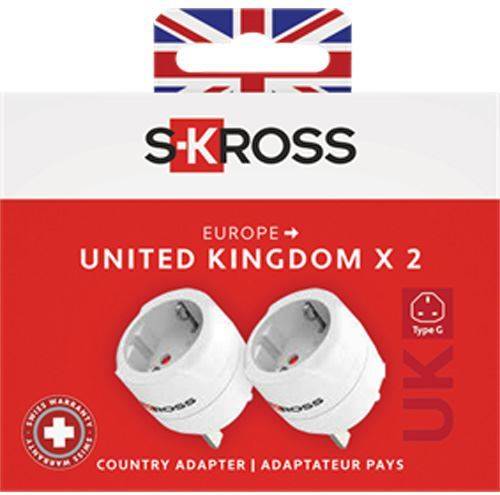 Adaptador SKROSS Duo Europe para UK