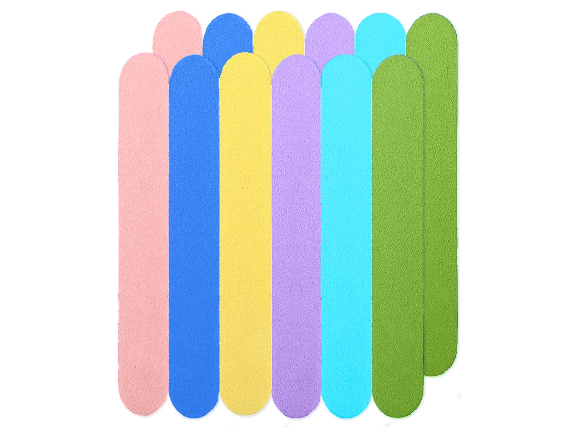 Mini Lima De Unha Elegante Prática Lixa De Unhas Para Unhas Naturais E Falsas Placas De Esmeril -Estilo4 ZMDECQNA 12 Un