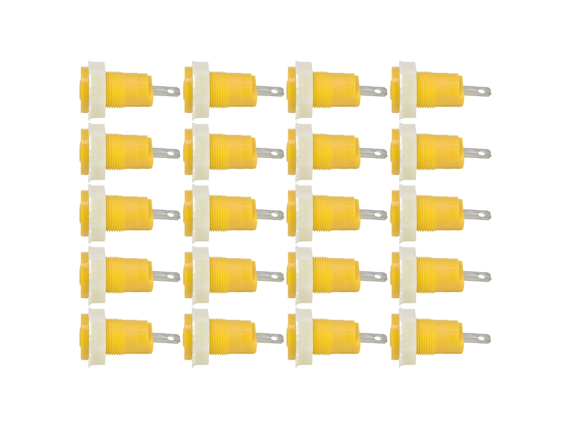 Laxiscreed Adaptador De Terminais De Banana Com Conexão Segura E Aterramento Seguro