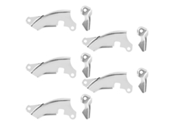 5 conjuntos de placas laterais bipartidas para motor Primerox, para geradores 168f, gx160/170f, 2-3kw