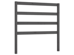 Cabeceira 96x4x100 Cm Pinho Maciço Cinzento MAISON EXCLUSIVE