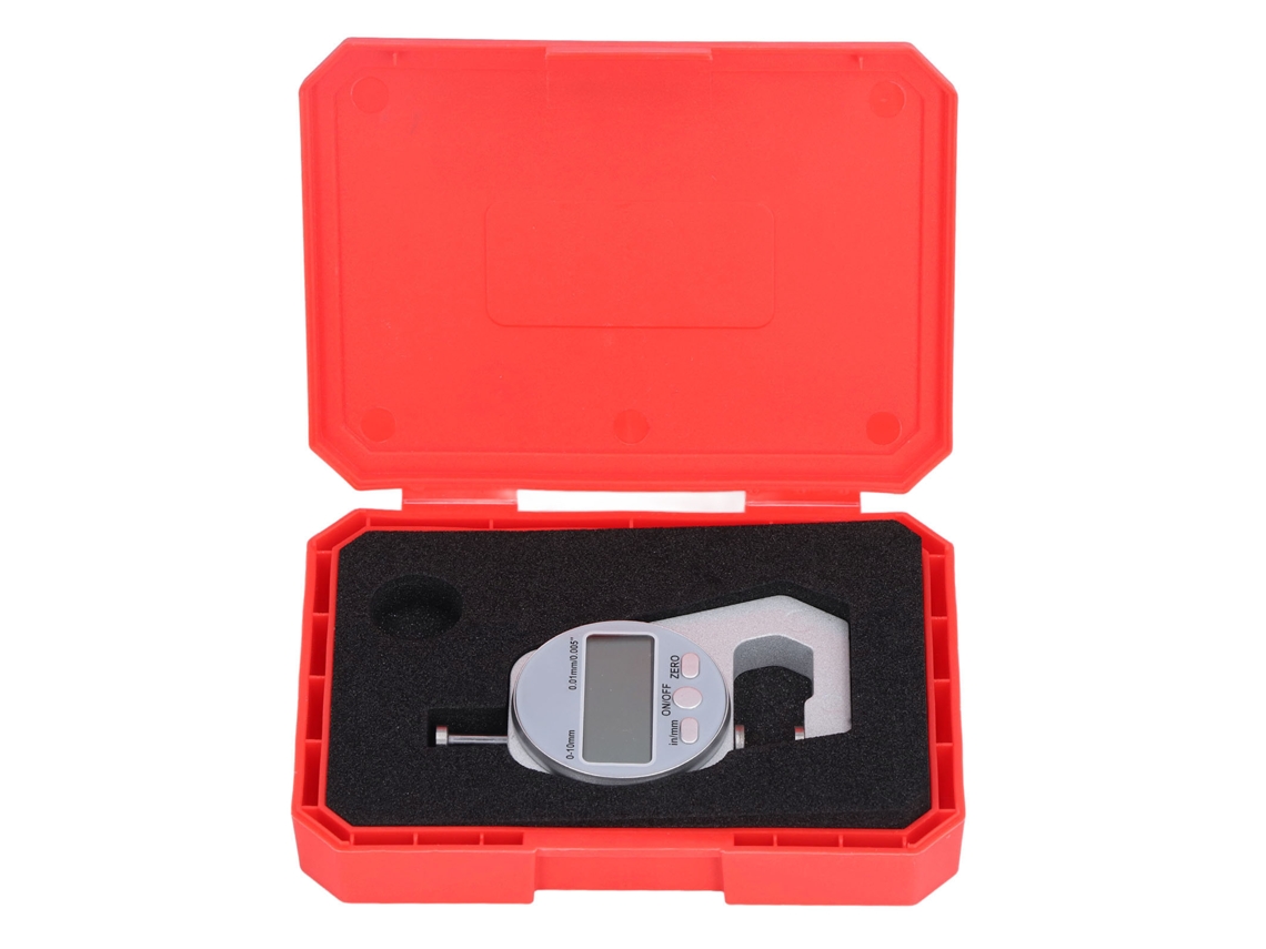 Medidor De Espessura 0 A 10mm Desligamento Automático Botão De Conversão