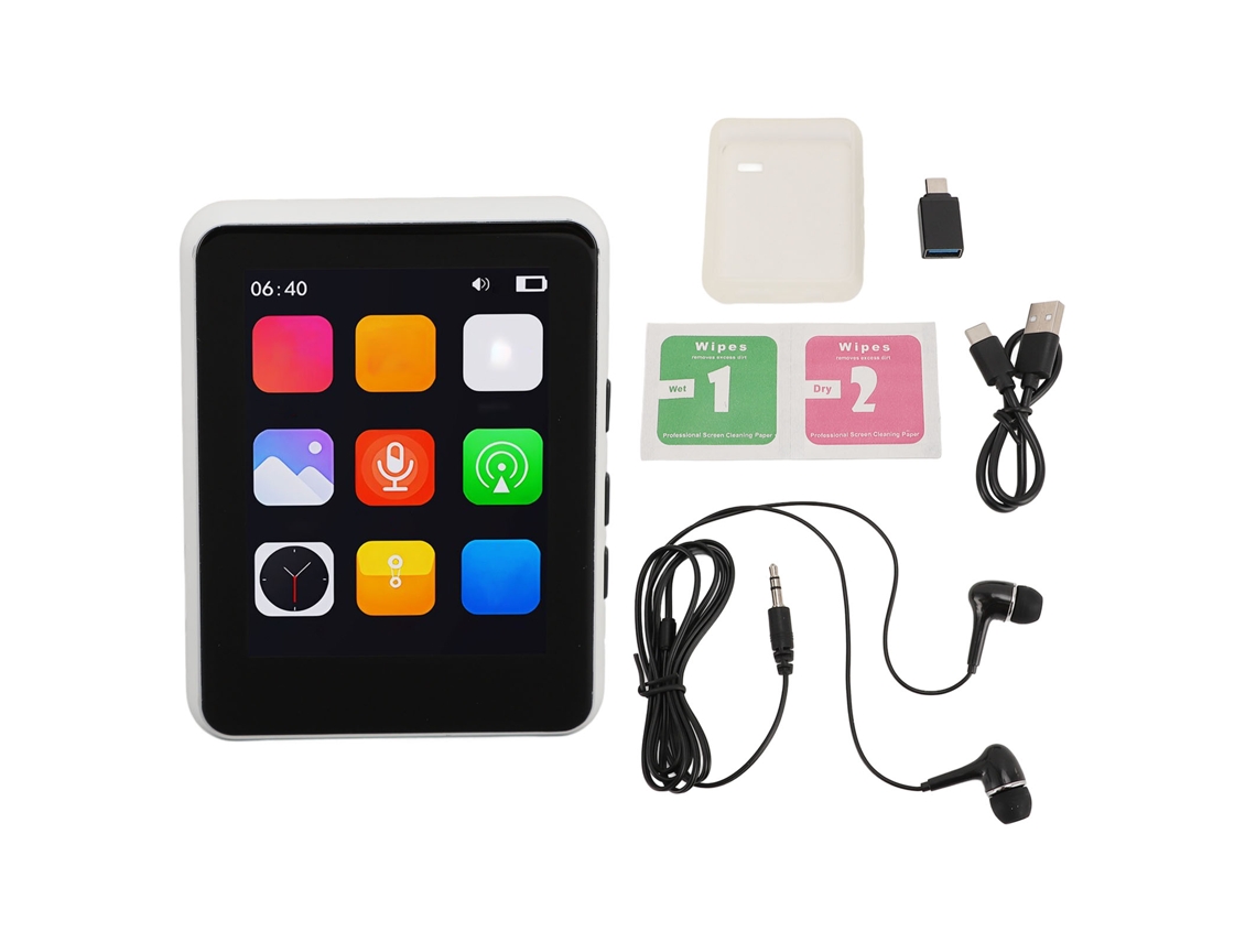 Leitor de MP3 EOOCOO (Totalmente em Tecido com Toque, Bluetooth 5.0)