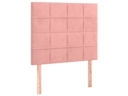 Cabeceira Rosa 100x5x118/128 Cm Veludo MAISON EXCLUSIVE