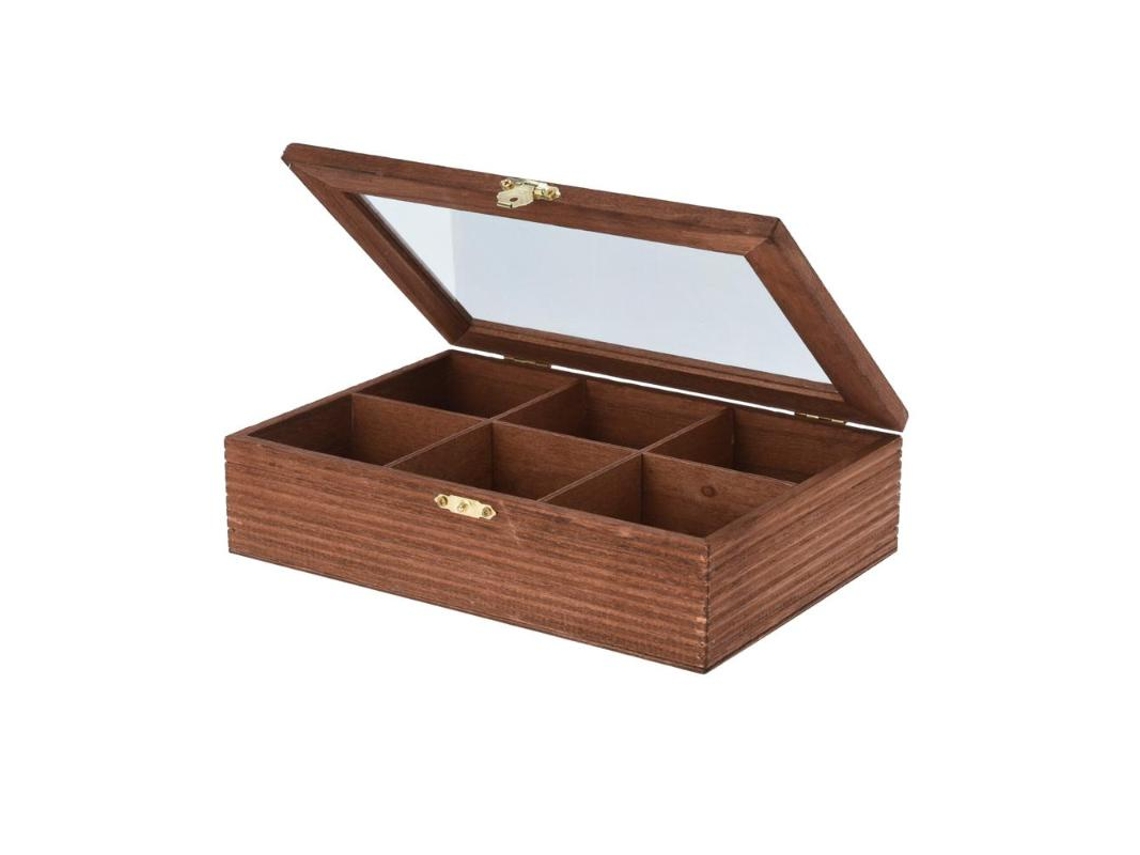 Caja Te Madera 24x16x6 Cm Hs