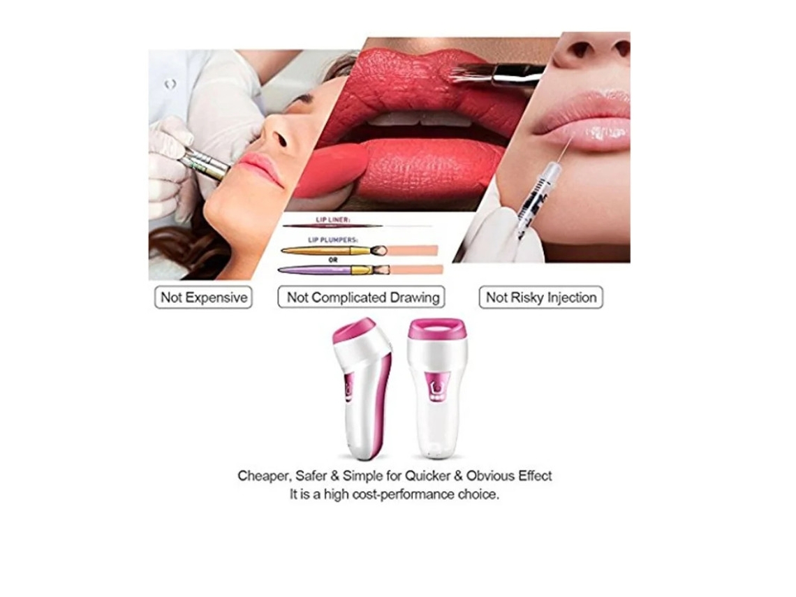 Lip Plumper Lip Plumper Automático Usb Recarregável Portátil Tamanho 2 Estilos De Lábios Laranja Bestvite