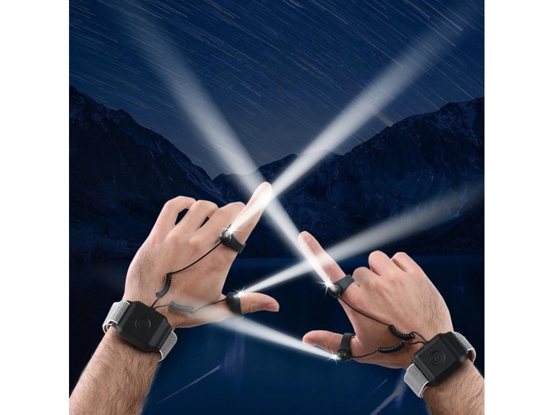 Lanterna De Dedo Led Recarregável - Dispositivo Iluminação
