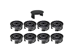 Conjunto De Acessórios Para Aparador De Grama Parkside, Com 8 Bobinas E 1 Tampa De Bobina, Tlp-01 Tlp-01-1