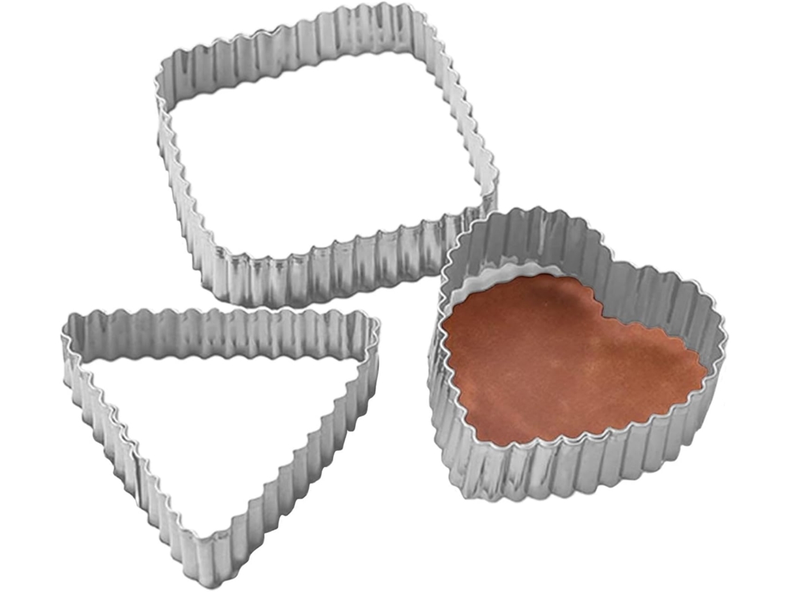 Cortador Para Fondant E Biscoitos, Triangular, Para Fondant E Massa