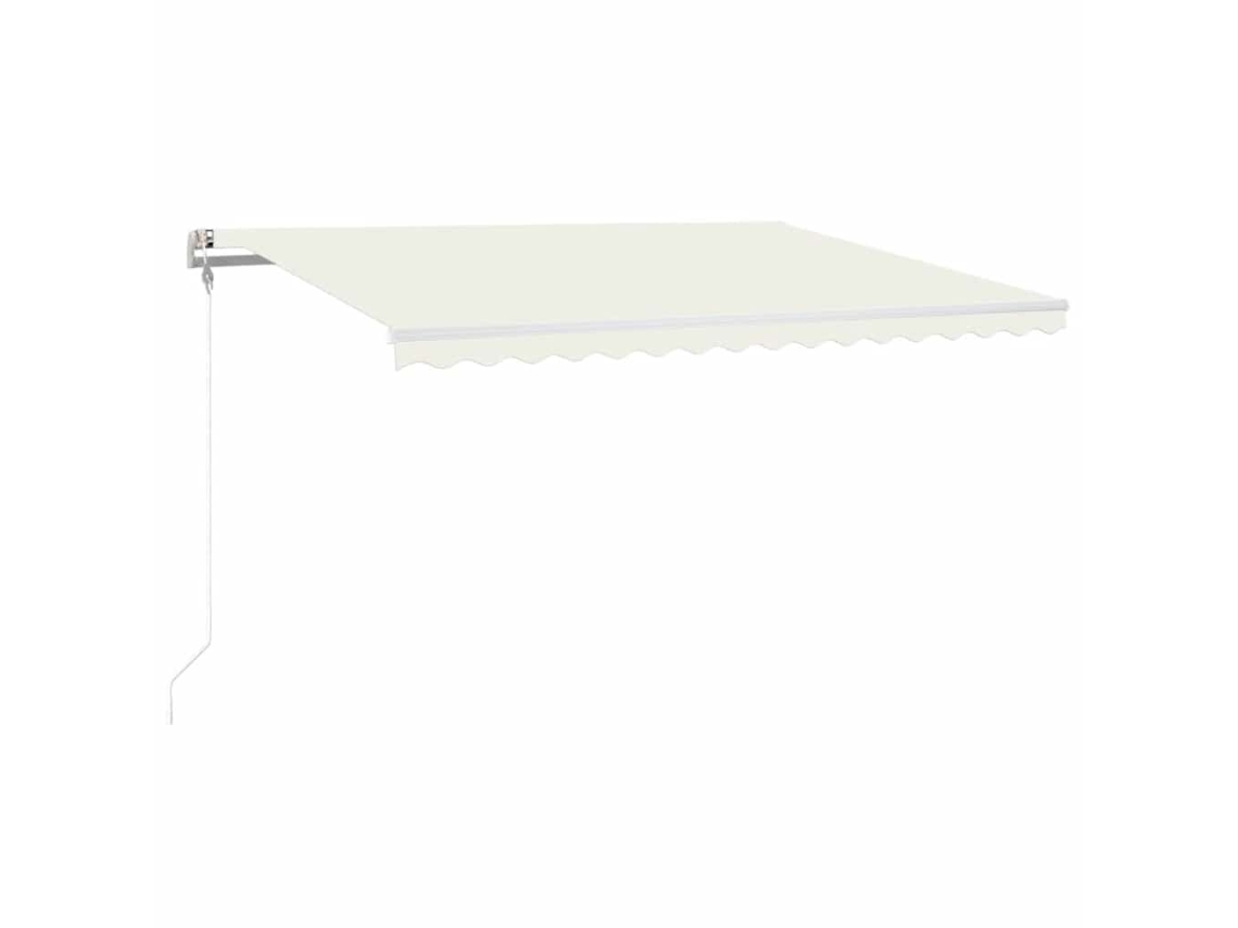 Toldo Automático com Led e Sensor de Vento 400x300 Cm Cor Creme MAISON EXCLUSIVE