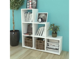 Vidaxl Estante Escada/prateleira 107 Cm Branco