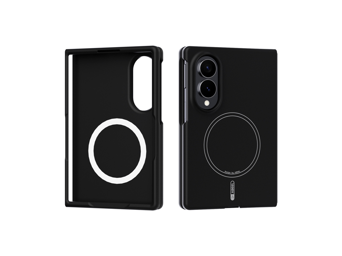 Capa Magnética Para Samsung Galaxy Z Fold 8 Compatível Com Magsafe, Fina, Em Silicone Líquido, Resistente A Impactos Preto Hexinyigjly