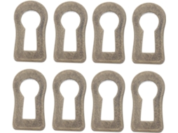 Conjunto De 50 Peças Protetores Fechadura Antigos Para Portas, Cômodas E Armários Inserções Decorativas Para Fechaduras